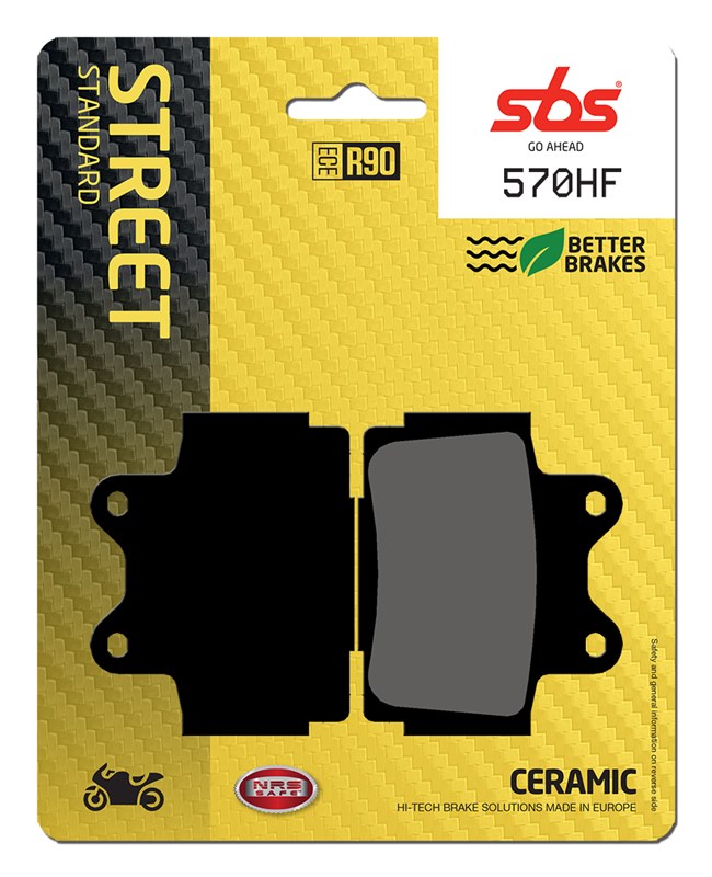 SBS brake pads KH104 street standart ceramic colour black (570HF)